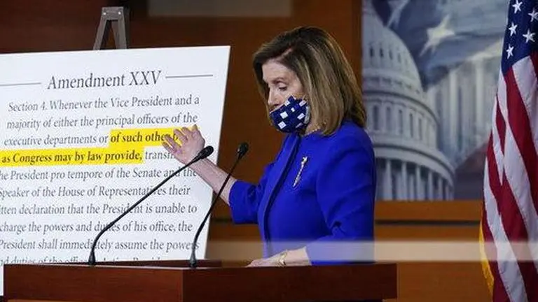 Pelosi: Johnson may OK vaccine below US standards