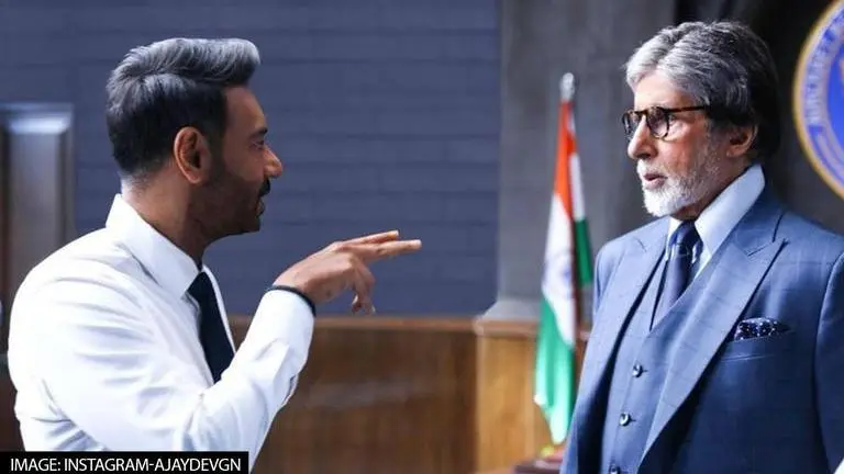 Ajay Devgn shares a still from ‘MayDay’ to wish ‘true artiste’ Amitabh Bachchan on b'day Ajay Devgn, Amitabh Bachchan