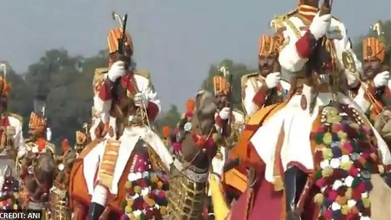 BSF's camel contingent takes out march on 71st Republic Day Republic Day