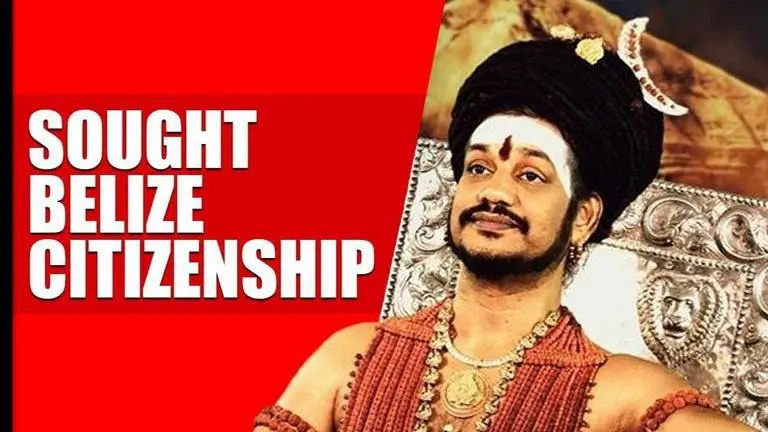 EXCLUSIVE: Nithyananda had applied for citizenship & asylum in Belize, Central America Nithyananda