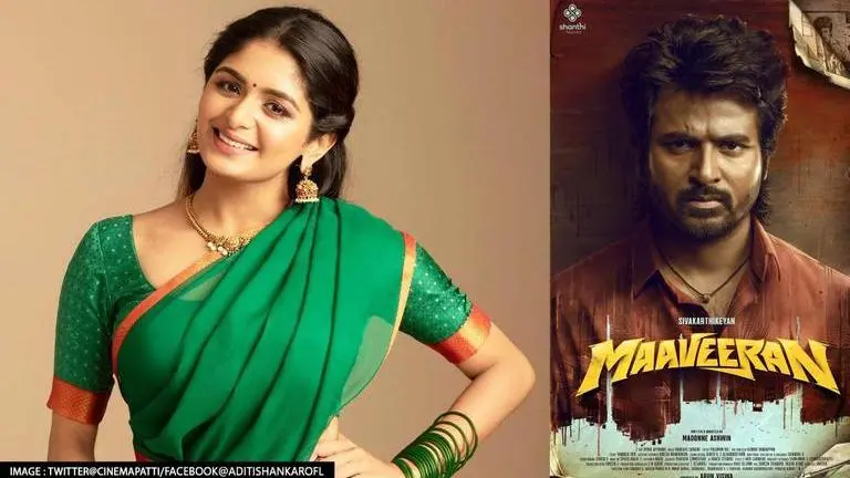 Aditi Shankar roped in to play leading lady in Sivakarthikeyan's 'Maaveeran': Reports Aditi Shankar