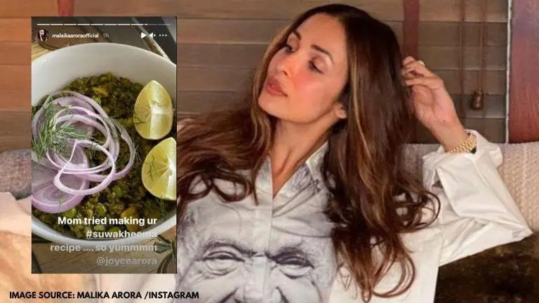 Malaika Arora whips up her mother's Suwa Kheema recipe; shares pic of end-result with fans Malaika Arora/Instagram