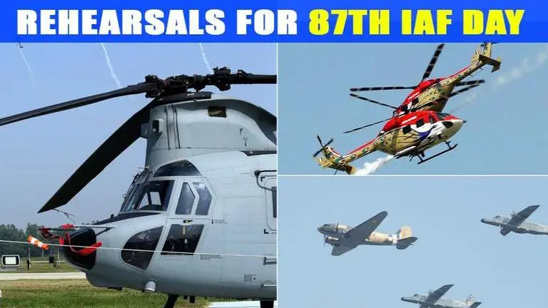 Air Force conducts full dress rehearsal ahead of 87th IAF Day Air Force