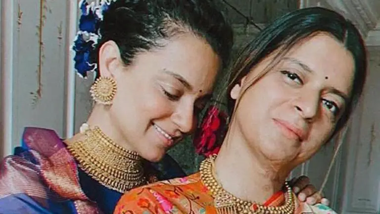 Kangana Ranaut jokes about how sister Rangoli 'seized' her clothes Kangana Ranaut