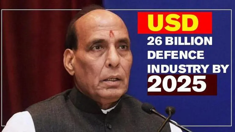 'India's Defence Industry will be worth $26bn by 2025': Rajnath Singh India's Defence Industry