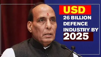 'India's Defence Industry will be worth $26bn by 2025': Rajnath Singh India's Defence Industry