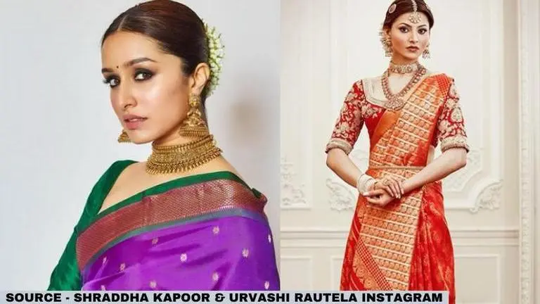 Urvashi Rautela and Shraddha Kapoor in stunning sarees Urvashi Rautela