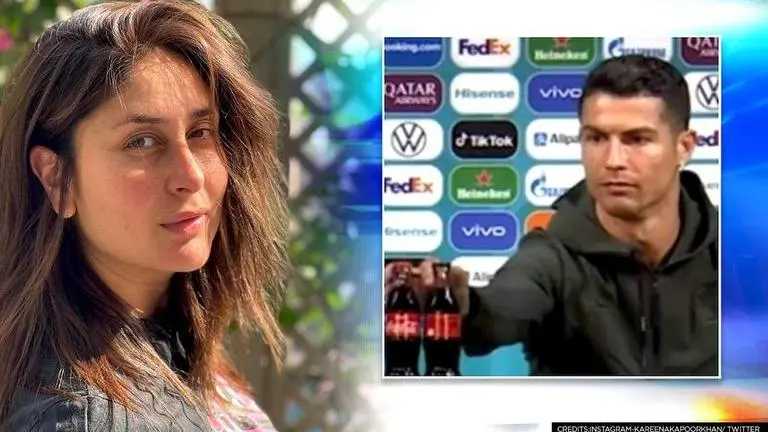 Before Ronaldo, Kareena Kapoor had endorsed water over Cola 14 yrs ago; actor shares proof Kareena Kapoor Khan, Cristiano Ronaldo