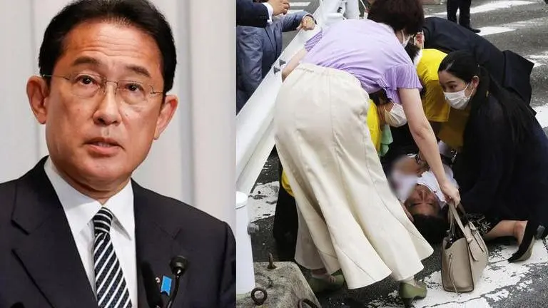 Japan's PM Kishida returns to Tokyo; will deliver address shortly as Shinzo Abe 'critical' Fumio Kishida