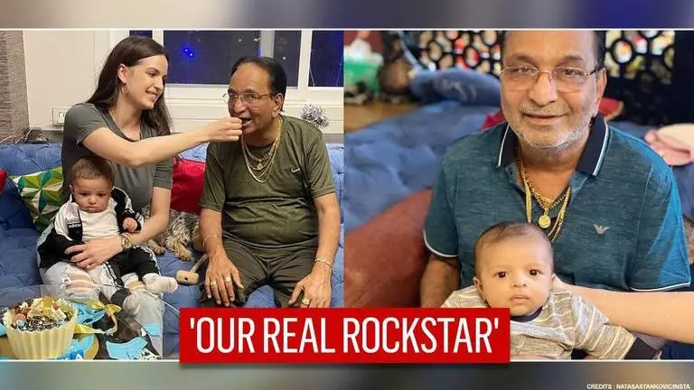 Natasa Stankovic pays tribute to her father-in-law, shares endearing photos Natasa Stankovic shares endearing pics of father-in-law Himanshu while mourning the loss