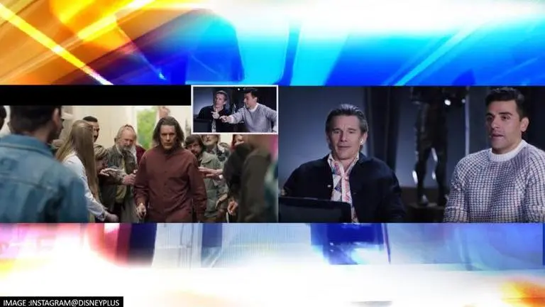 'Moon Knight' stars Oscar Isaac-Ethan Hawke hilariously react to MCU series trailer; Watch Oscar Isaac, Ethan Hawke