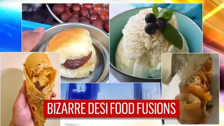 World Food Day: From gulab jamun vada pav to ice-cream samosa; check bizarre desi fusions World Food Day