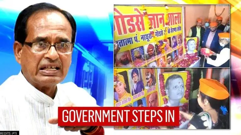 Madhya Pradesh Police shuts down 'Godse Gyaanshala' post criticism from Congress Madhya Pradesh