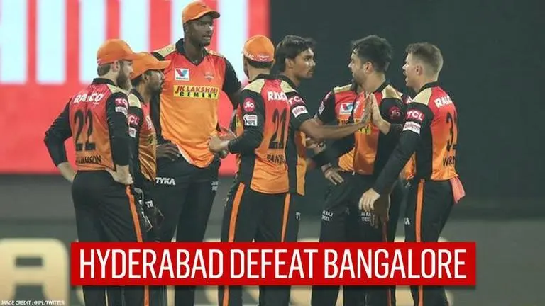 IPL 2020 Live Updates: Hyderabad overcome Bangalore comprehensively by 5 wickets IPL 2020