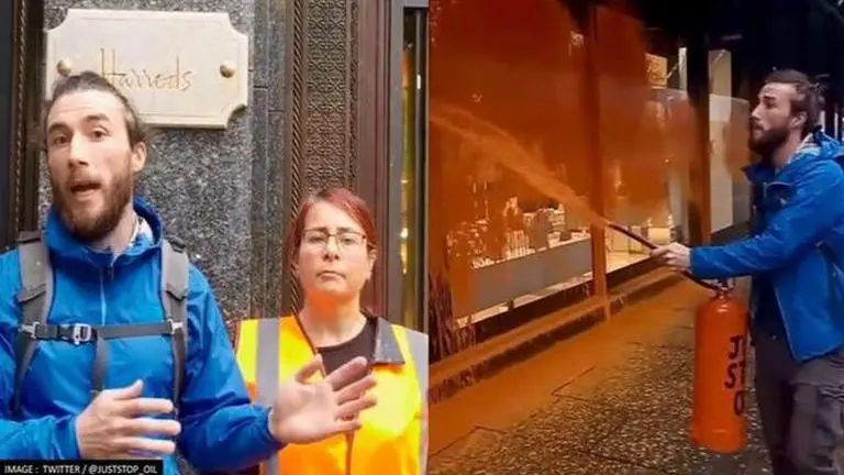 After throwing soup at Van Gogh’s painting, Just Stop Oil group targets Harrods showroom UK