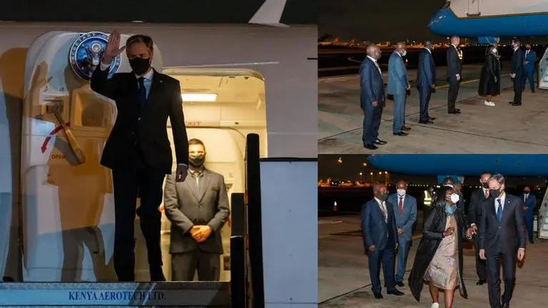 Blinken on 1st trip to Africa calls for preservation of democracy & ceasefire in Ethiopia Blinken