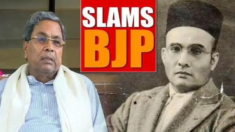 Siddaramaiah slams BJP's Bharat Ratna proposal for Veer Savarkar Siddaramaiah