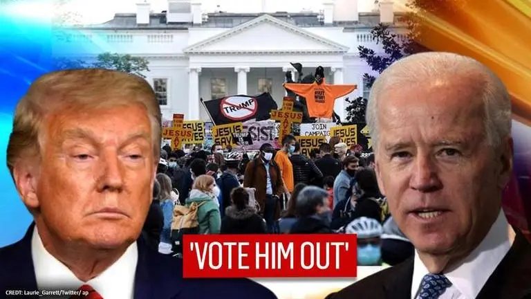 US Election 2020: Biden supporters rally outside White House fueling festive atmosphere US election 2020