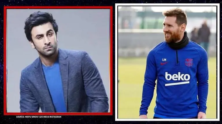 Remember when Ranbir Kapoor met his football idol Lionel Messi? See pics ranbir kapoor