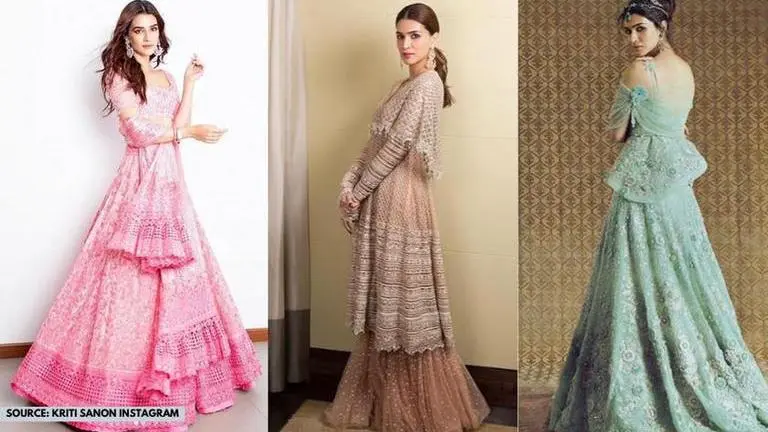 Kriti Sanon amps up the glam quotient in pastel ethnic outfits, see pics kriti sanon