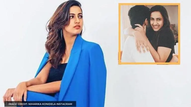 Niharika Konidela's 'peek-a-boo' pic sends fans in a tizzy, ask her who she's engaged to Niharika Konidela