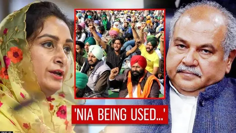 Harsimrat Kaur Badal slams Centre over NIA notice to kisan leader, calls it 'unacceptable' Harsimrat Kaur Badal
