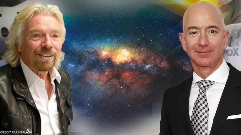 'I am so proud': Richard Branson aims to reach space nine days before Jeff Bezos Jeff Bezos