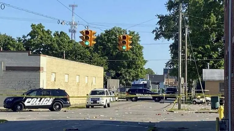 Indiana police arrests a man in weekend shooting at block party case Indiana weekend mass shooting