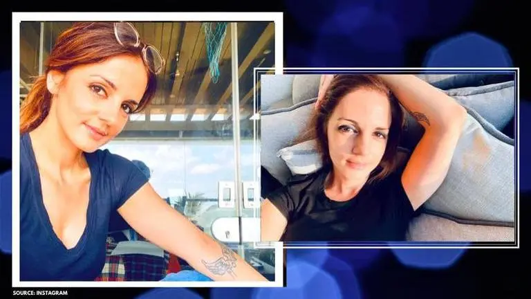 Sussanne Khan shares 'Typical Wednesday' selfie as she watches pigeons on the sand Sussanne Khan