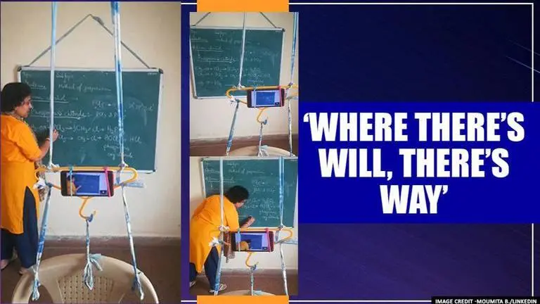 Pune teacher's incredible effort to give online classes to students wins internet; Watch Pune