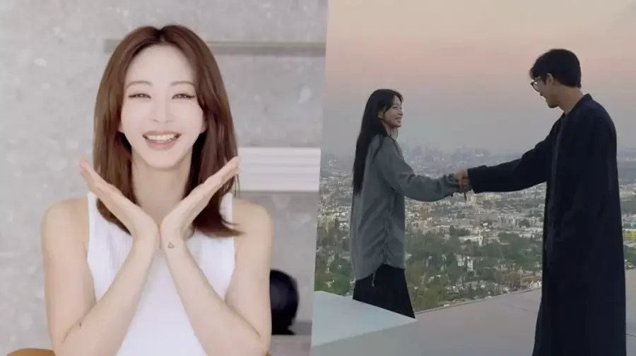 Korean Actress Han Ye-seul Registers Marriage With Non-celebrity Boyfriend Han Ye-seul with her husband