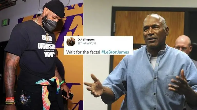 What did LeBron James say? Convicted felon OJ Simpson BASHES Lakers star's deleted tweet what did lebron james say