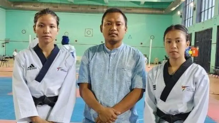 Arunachal-based Taekwondo player Radha Bangsia set to represent India in Asian Games Rikpy Nyodu and Radha Bangsia