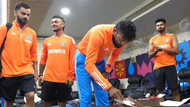 World Cup 2023: Hardik Pandya celebrates 30th birthday after India thrash Afghanistan - WATCH Hardik Pandya celebrated his 30th birthday with Team India.