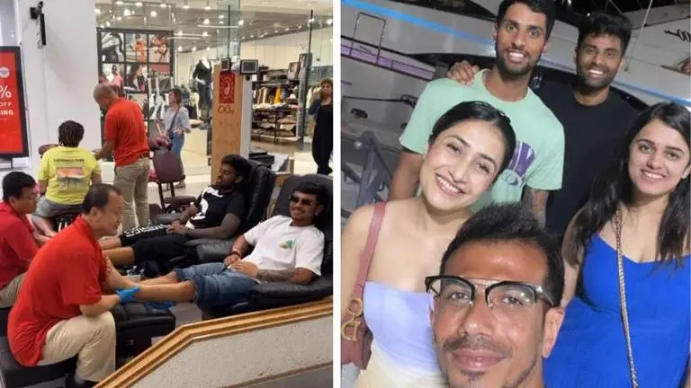 Tilak Varma spends quality time with Suryakumar and Chahal ahead of the 4th IND vs WI T20I