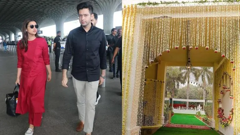 Inside Parineeti Chopra, Raghav Chadha's engagement venue: Lush gardens to royal interiors inside