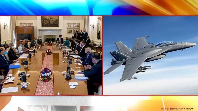 Amid 2+2 dialogue, US offers F-18 fighter jets for Indian Navy's aircraft carriers F-18