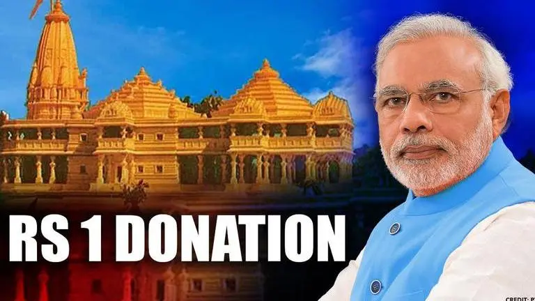 Govt makes first donation of Rs 1 to begin work at Ayodhya-Ram Janmabhoomi mandir trust