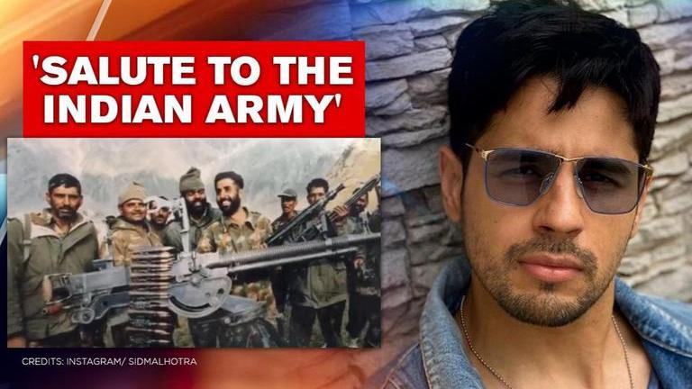 Sidharth Malhotra Pays Homage To Kargil Hero Captain Vikram Batra On