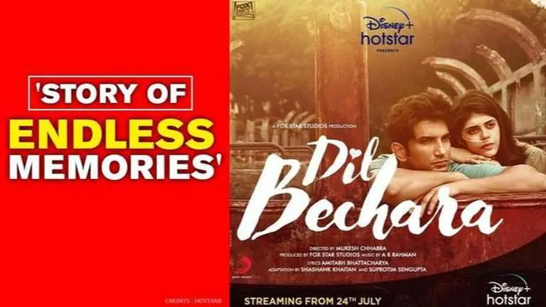 Sushant Singh Rajput's 'Dil Bechara' to release on DisneyPlus Hotstar on July 24 Sushant Singh Rajput