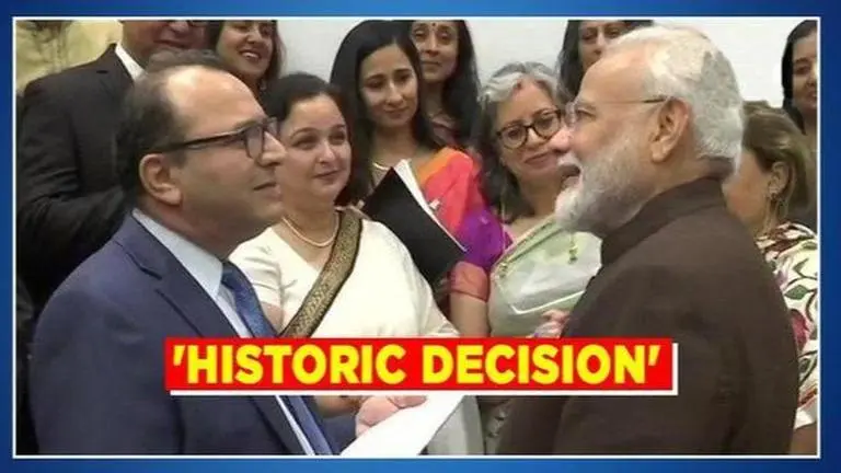 Howdy Modi: 'Kashmiri Pandits will work for a peaceful Kashmir' Howdy Modi