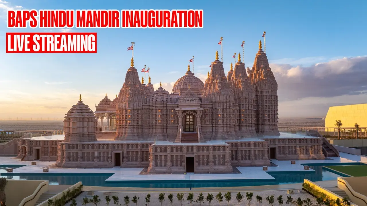 BAPS Mandir Inauguration Live Streaming