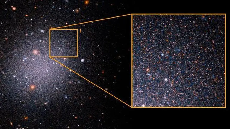 NASA shows 'oddball' galaxy that lacks dark matter; jokes it needs 'galactic-grade glue’ NASA