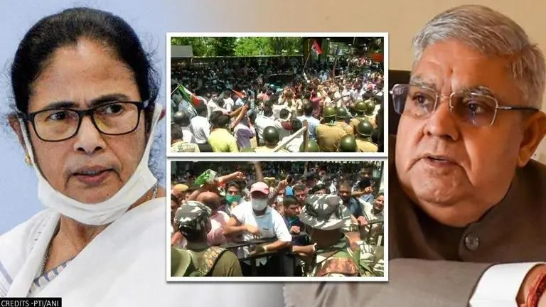 Bengal Guv condemns stone-pelting by TMC at CBI office after arrests in Narada sting case West Bengal, Narada, Mamata
