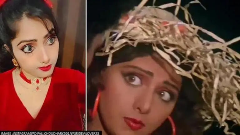Sridevi's lookalike performs famous scene from 'ChaalBaaz'; leaves fans awestruck Sridevi, Alia Bhatt, Dipali Choudhary, Sridevi's LOOKALIKE, Boney Kapoor, Sridevi's death