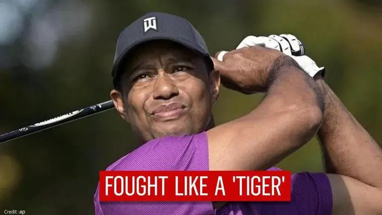 10 times champion Tiger Woods fought back like a 'Tiger', as he recovers from his accident Tiger Woods