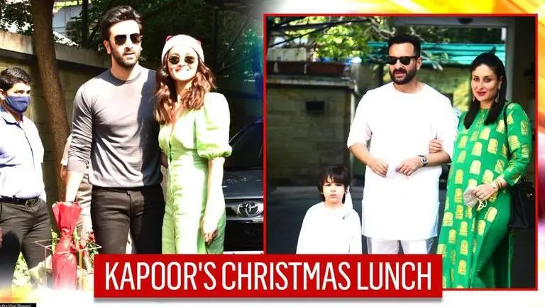 Saif, Kareena, Alia, Ranbir look stunning as they arrive for Kapoors' Christmas lunch Christmas 2020