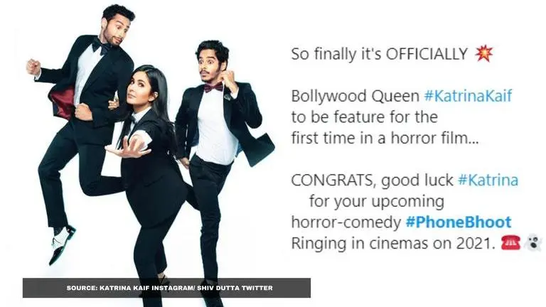 Katrina Kaif's 'Phone Bhoot' first look releases as fans await the film eagerly katrina kaif