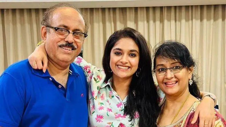 Keerthy Suresh's father reacts to daughter's wedding rumours with Dubai-based businessman Keerthy Suresh