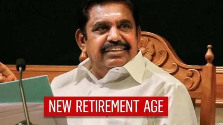 Tamil Nadu raises govt employees' retirement age to 60; 9-11th grade students passed Tamil Nadu Government raises retirement age to 60: CM Edappadi K Palaniswami